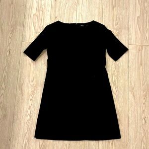 Theory | 'Jace' Trite Crepe Shift Dress Black Size: 2